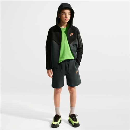 Nike Tech Fleece-shorts til større børn (drenge) - grå