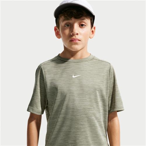 Kortærmet Nike Multi Dri-FIT-trøje til større børn - grøn