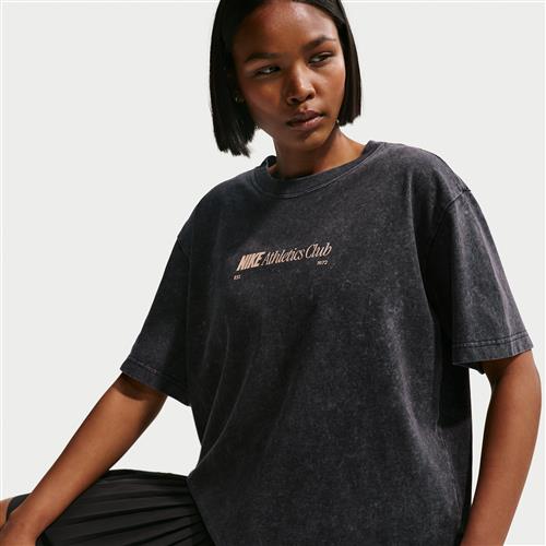 Oversized Nike Classic T-shirt til kvinder - sort