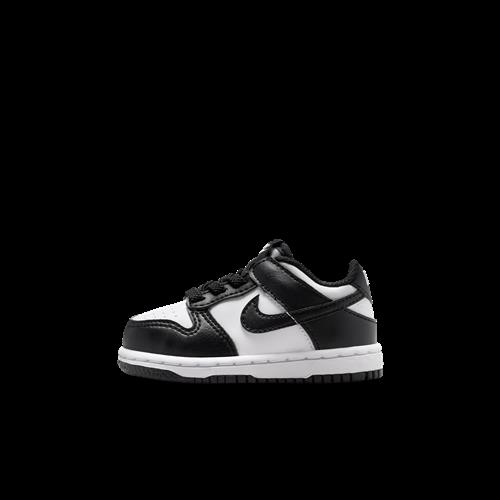 Nike Dunk Low-sko til babyer/småbørn - hvid