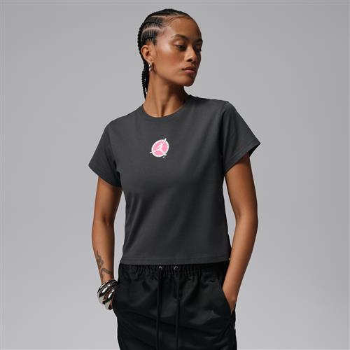 Jordan Brooklyn-T-shirt med grafik til kvinder - grå