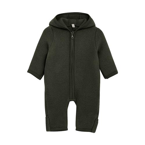 Huttelihut Heldragt I Uldfleece Beetle  Beetle 92 cm Wool Grøn  92 cm  unisex