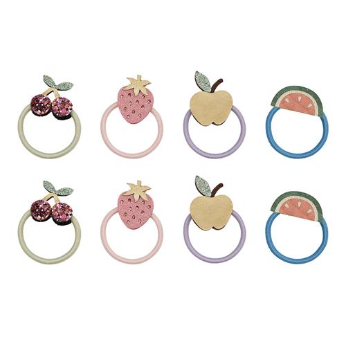 Mimi & Lula Mini Fruit Salad Spring On The Farm 8-pak Hårponyer Multi  Multi  One Size  Lyserød  One Size 3-8 Years kvinde