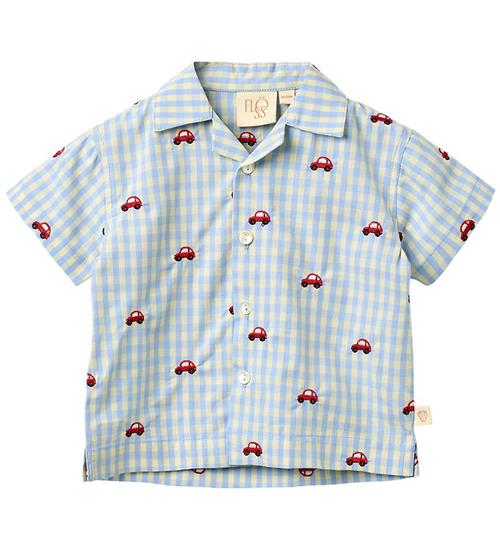 Flöss Skjorte - Albert - Blue Gingham