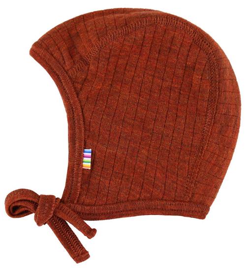 Joha Babyhjelm - Uld - Rib - 2-lags - Rust