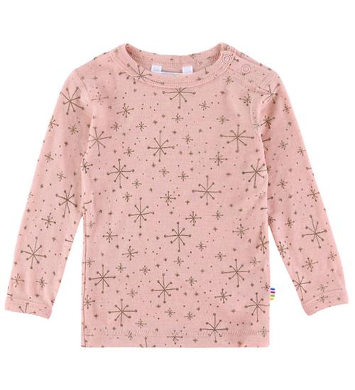 Joha Bluse - Uld - Rosa m. Stjerner