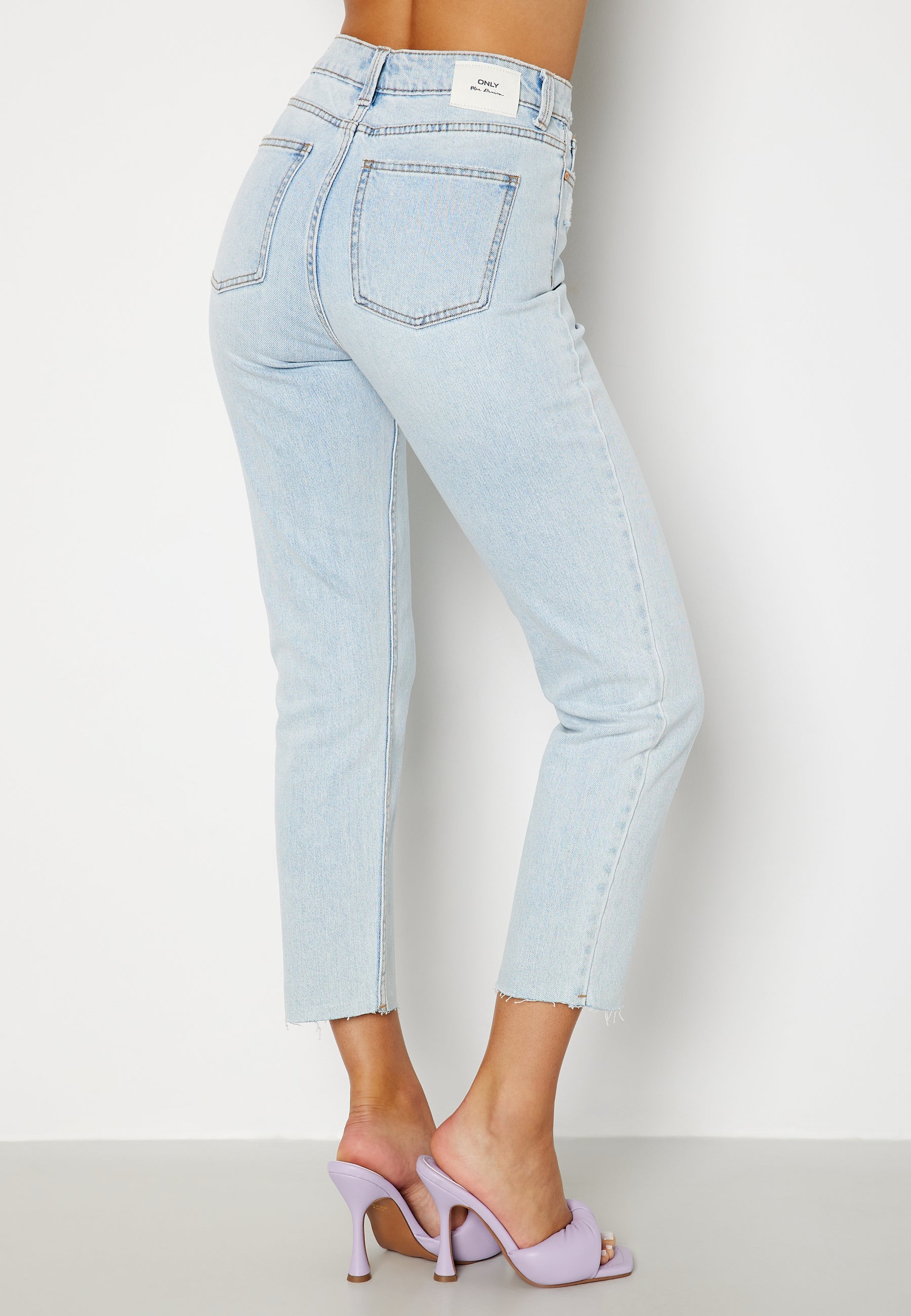 ONLY Emily HW Raw Jeans