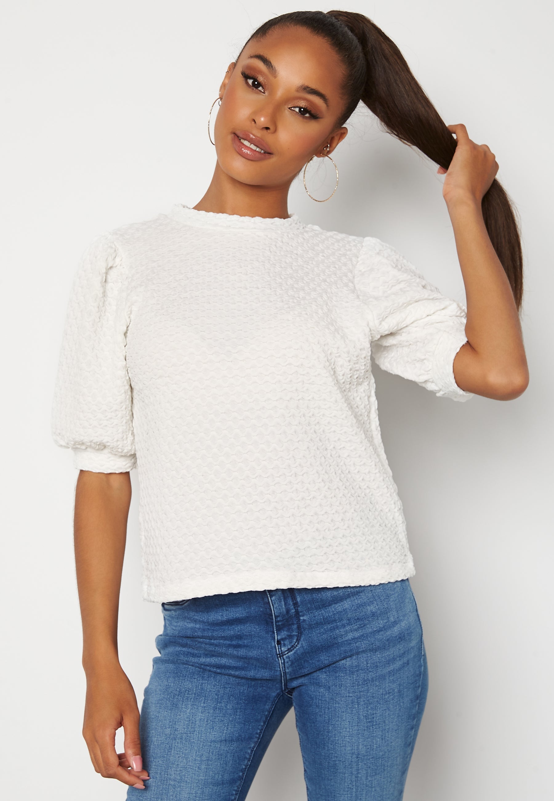 VILA Bulina 2/4 Sleeve Top