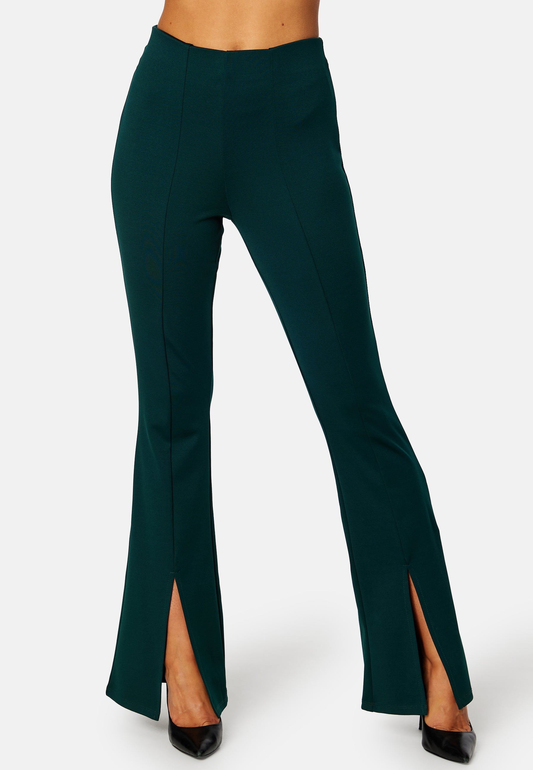 BUBBLEROOM Nikki slit trousers