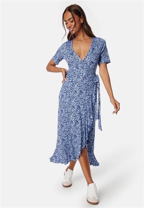 Happy Holly Frill S/S Wrap Dress