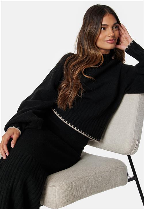 BUBBLEROOM Volume Sleeve Knitted Sweater