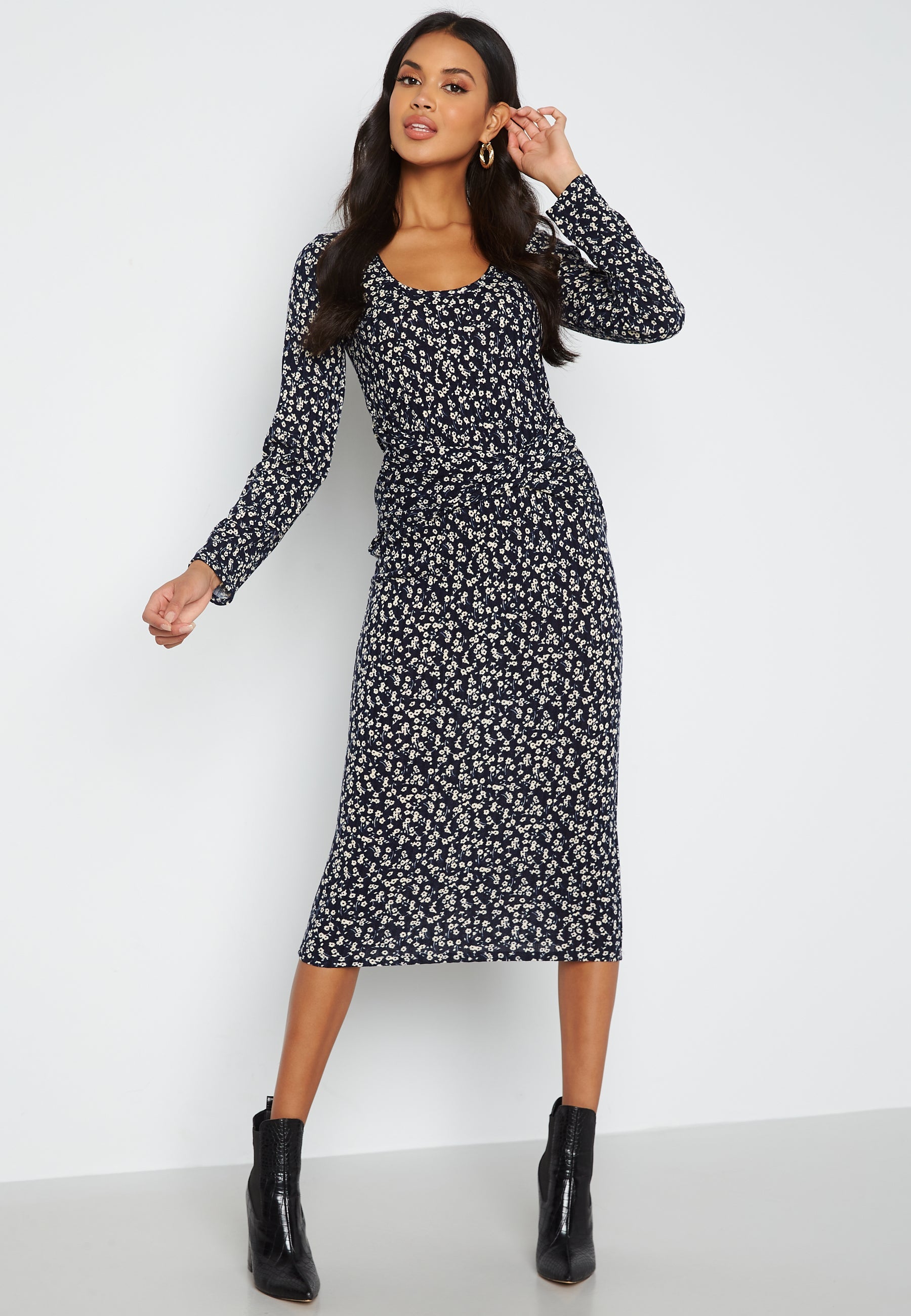 Happy Holly Ziva twisted midi dress