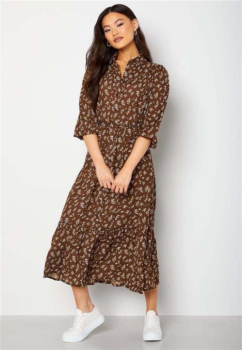 Happy Holly Serene puff sleeve dress