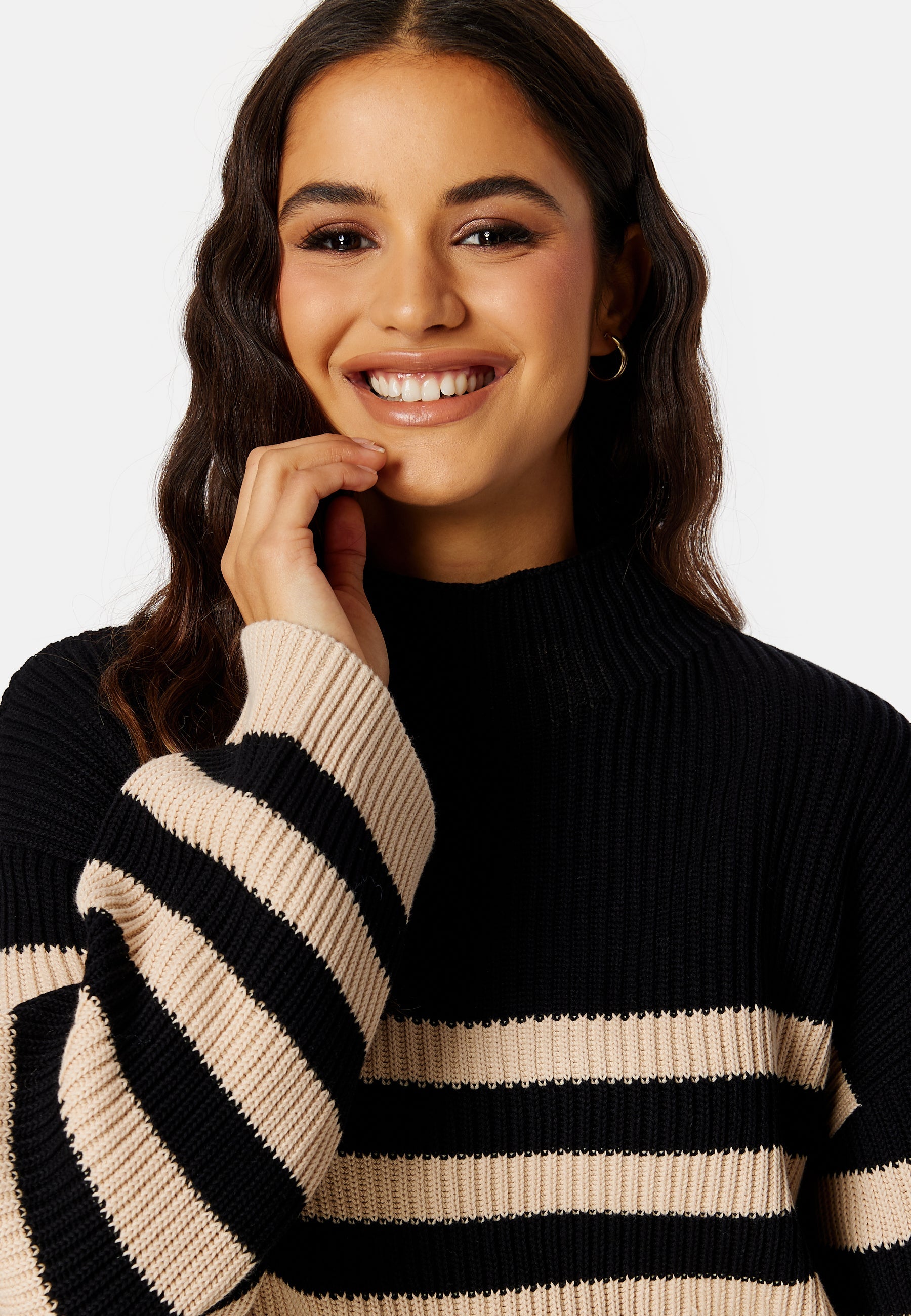 VILA Ching High-Neck L/S Knit Top