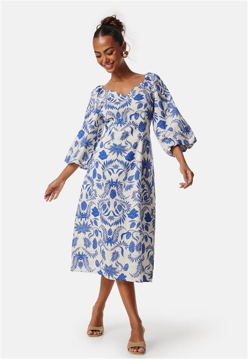 YAS Yasbillie 3/4 midi dress