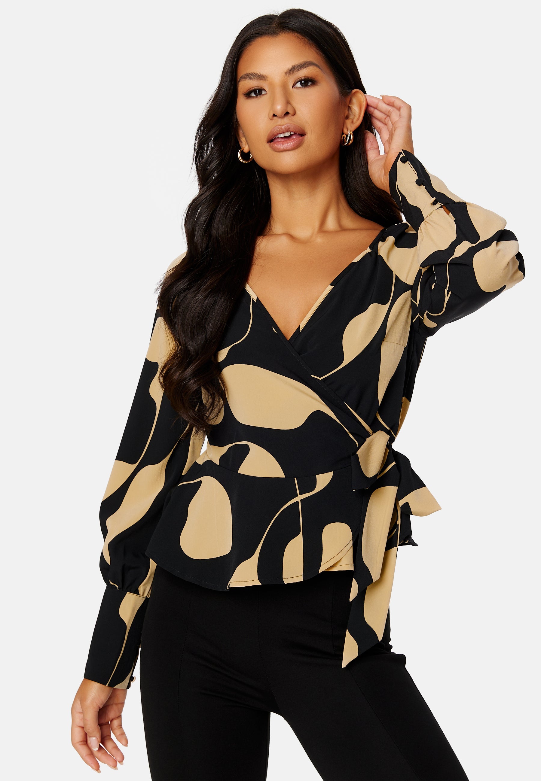 VERO MODA Lydia LS Wrap Top