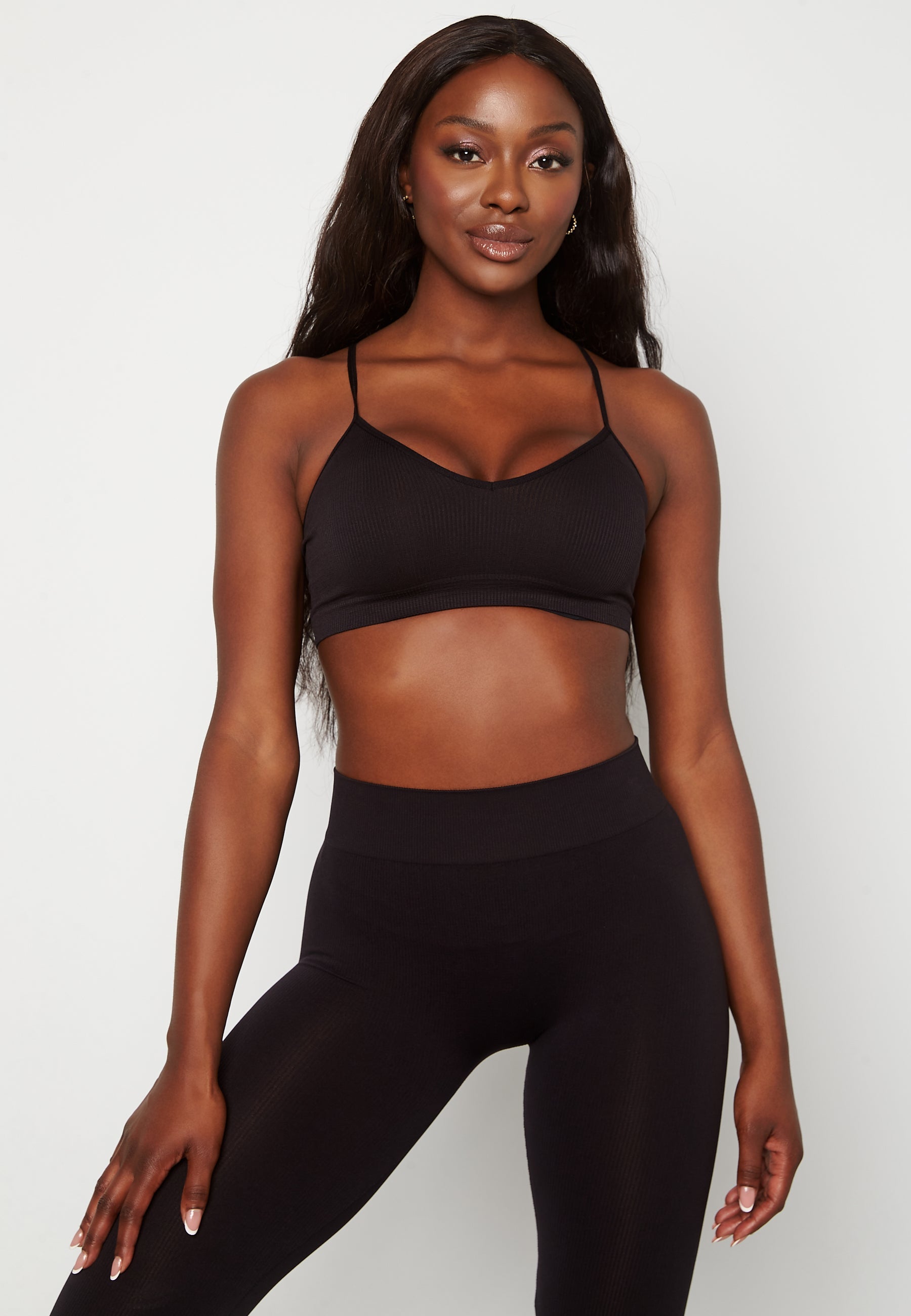 Pieces Symmi Rib Top 2-Pack