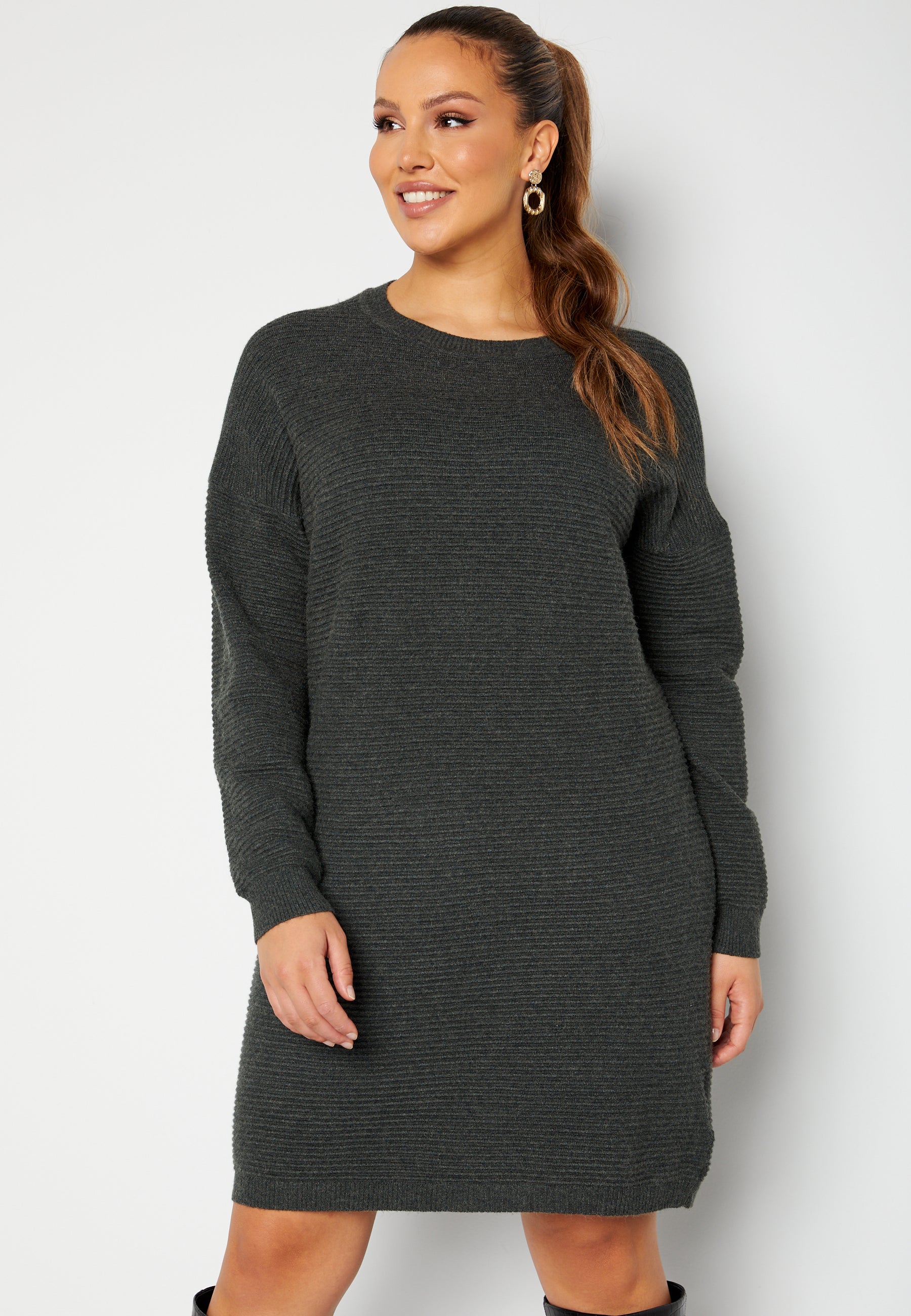 Bubbleroom Karia L/S Tunic Dress Knit