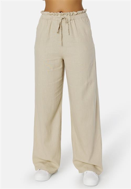 ONLY Onlcaro Wide Linen Bl Pant