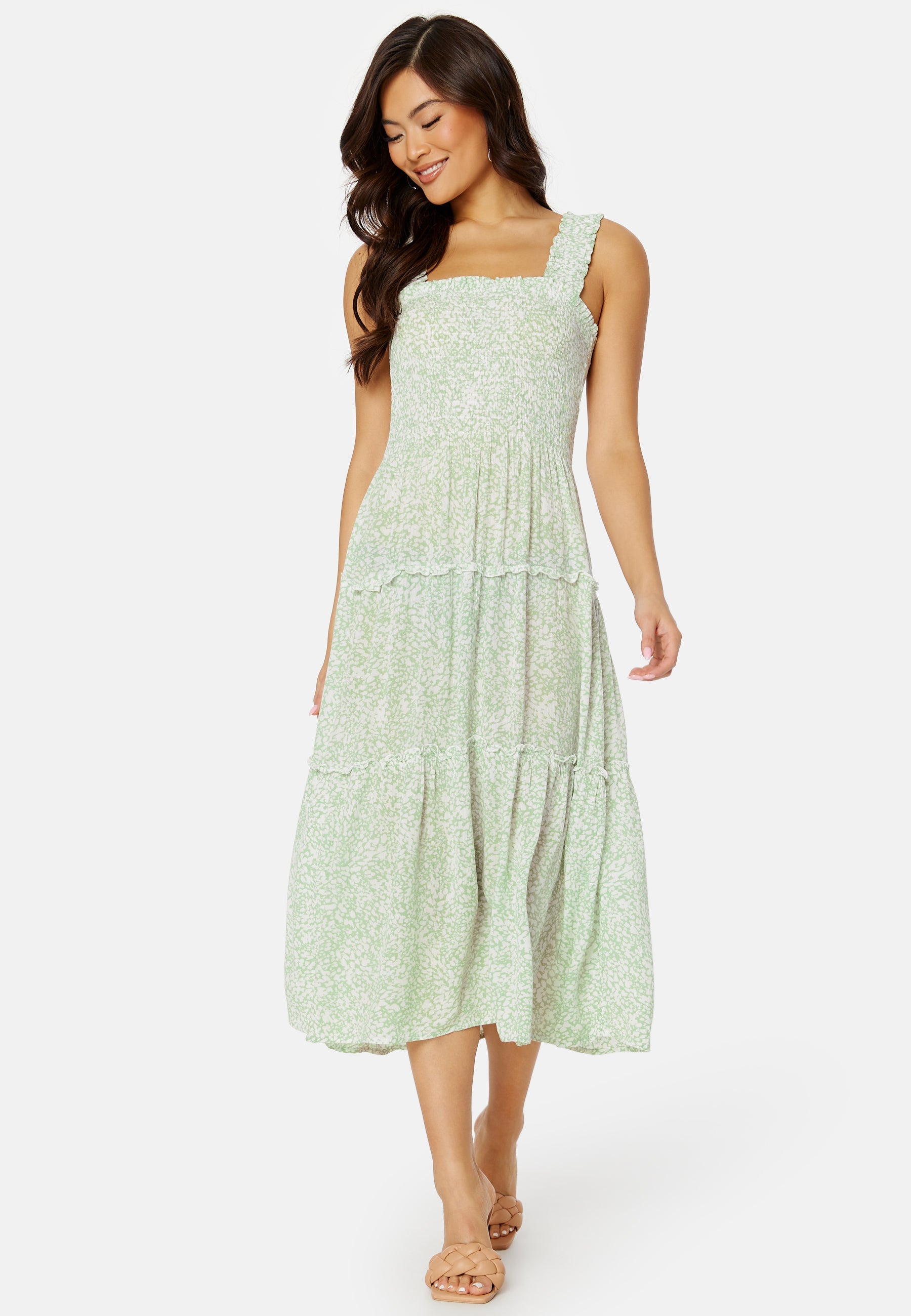 VERO MODA Menny SL Smock Calf Dress