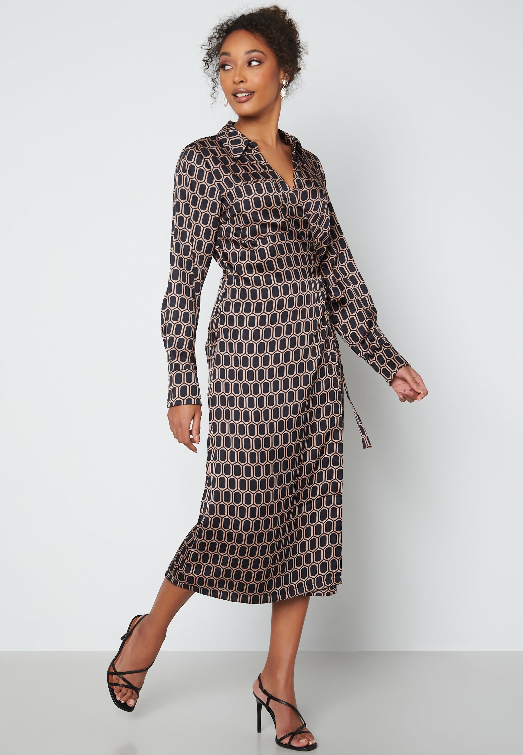 Object Collectors Item Tania L/S Wrap Dress