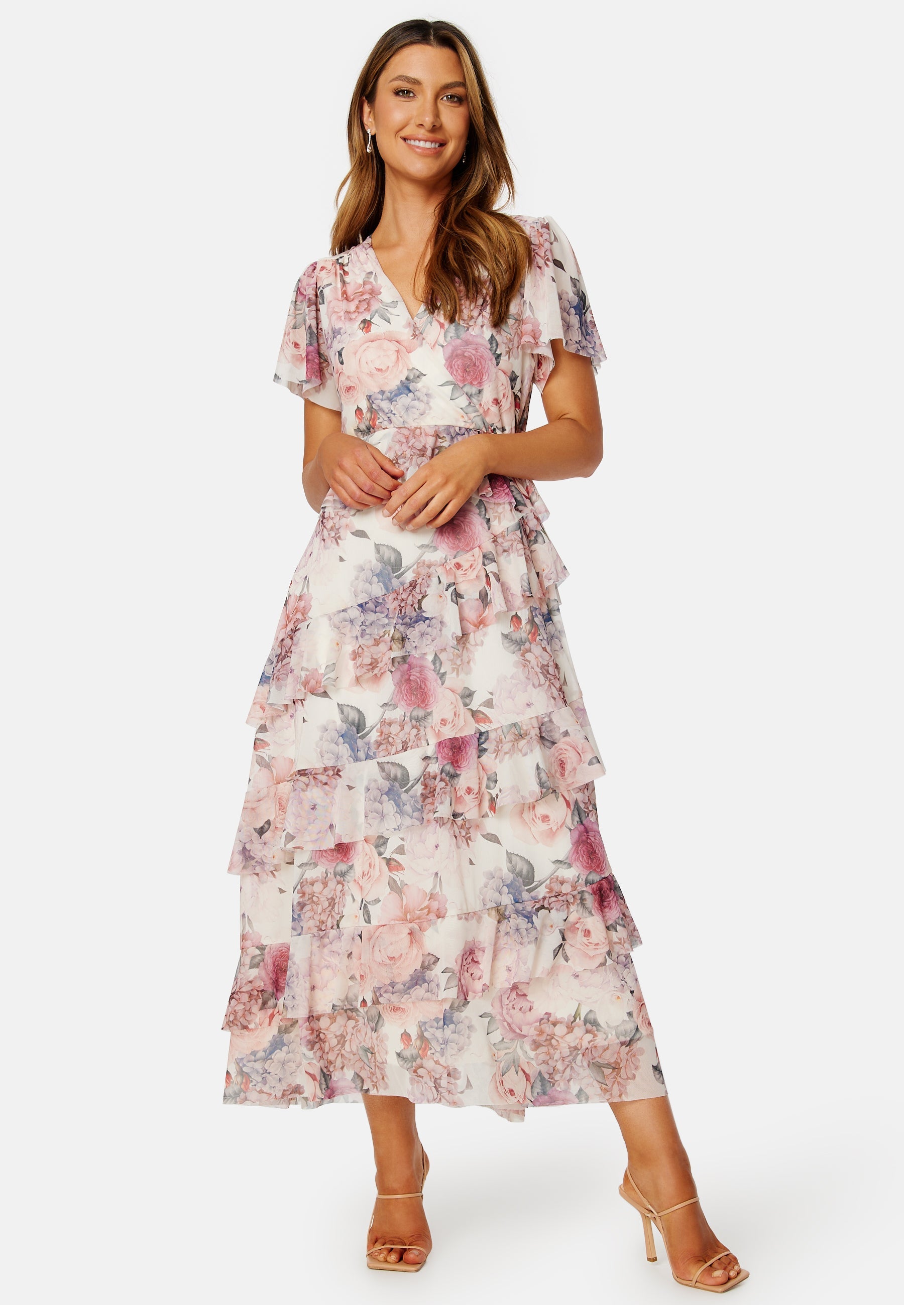 VERO MODA Blair V-Neck Ankle Dress