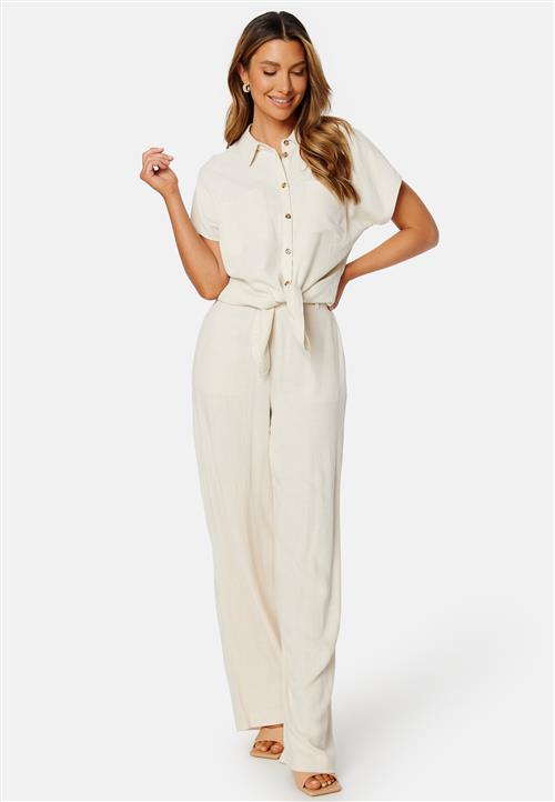 Pieces Pcvinsty Linen Tie Shirt