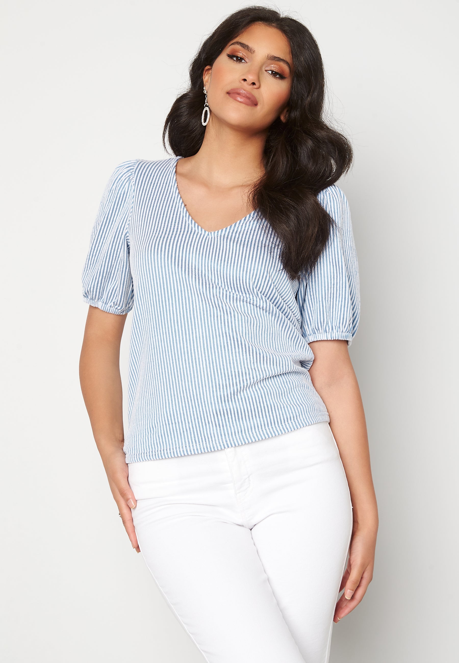VILA Milac V-Neck S/S Top