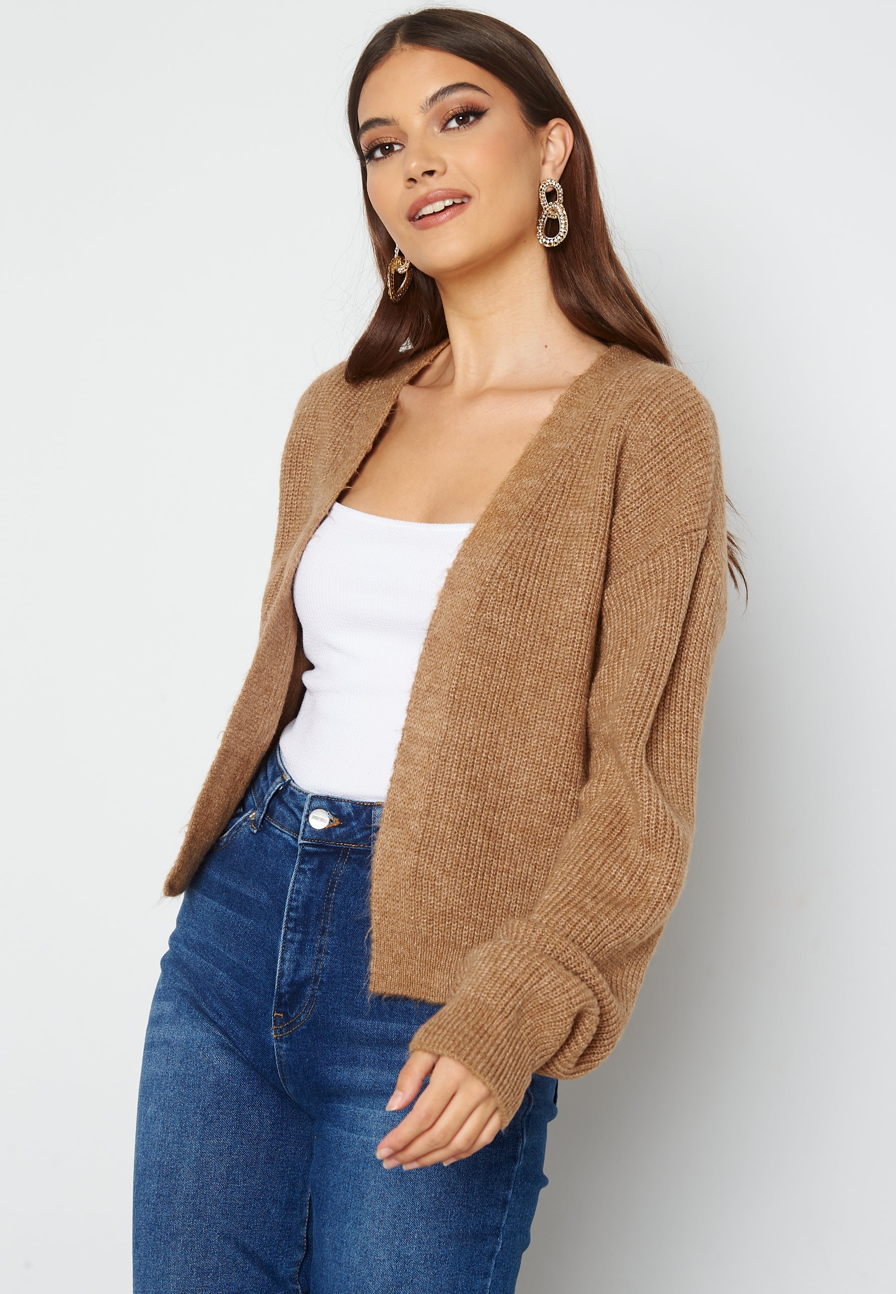 Trendyol Rib Knit Cardigan