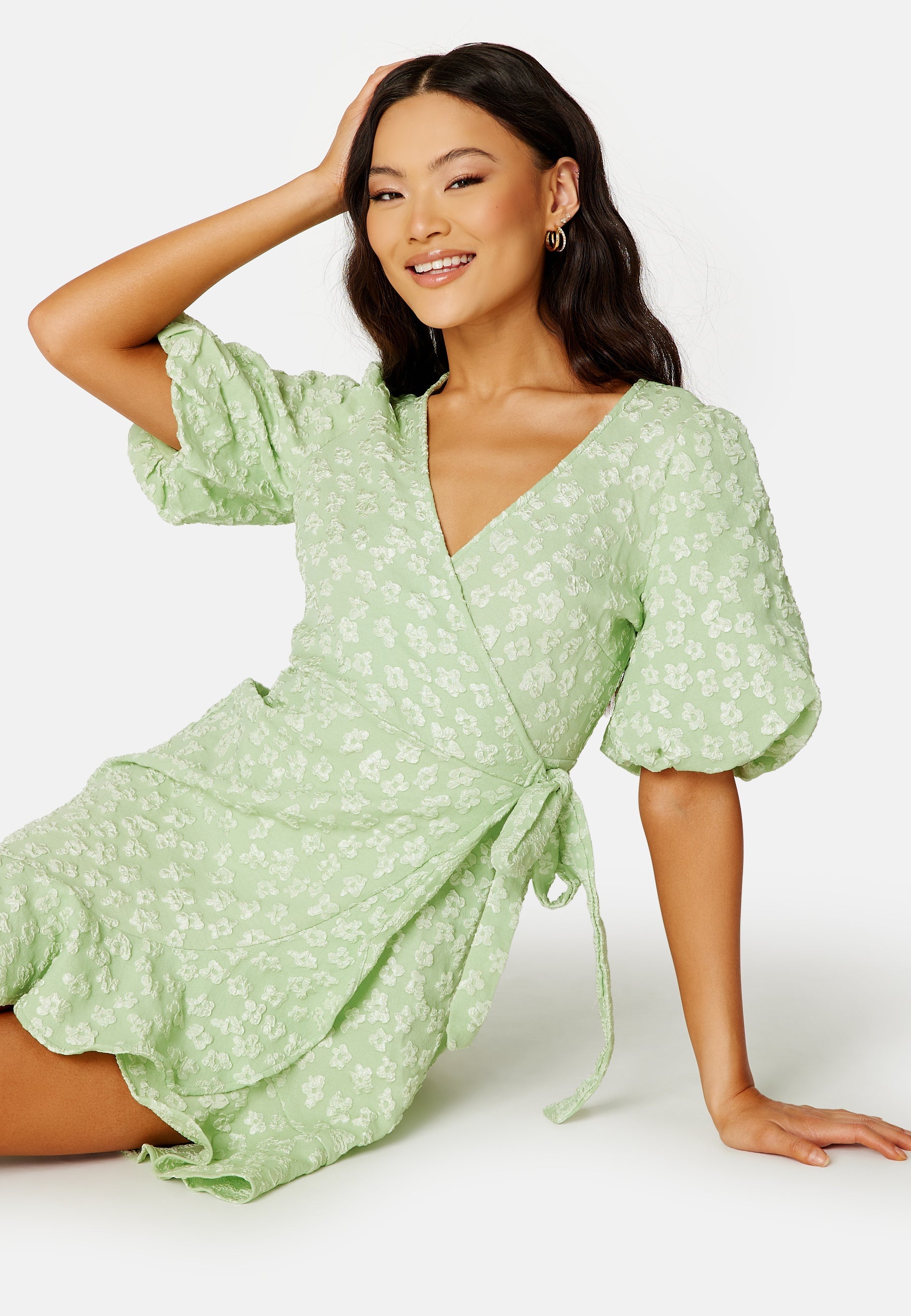 Pieces Vea 2/4 Wrap Dress