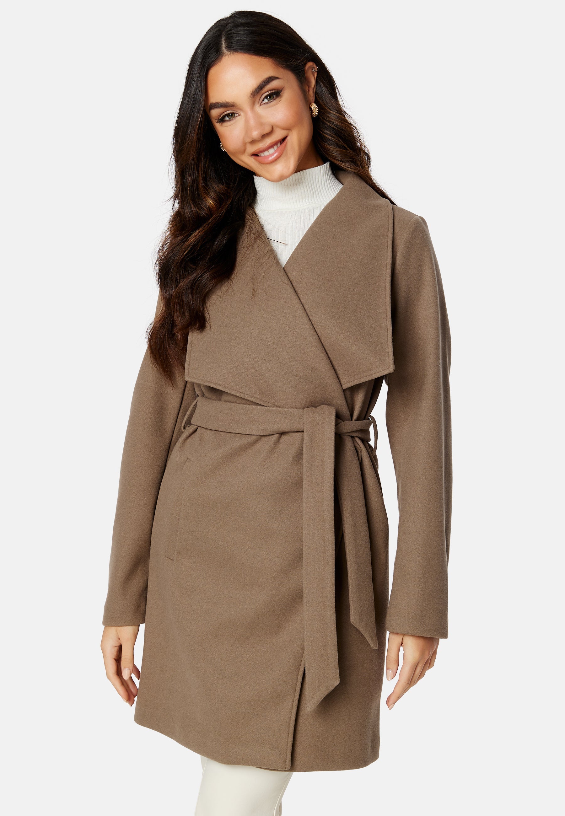 VILA Poko L/S Collar Coat