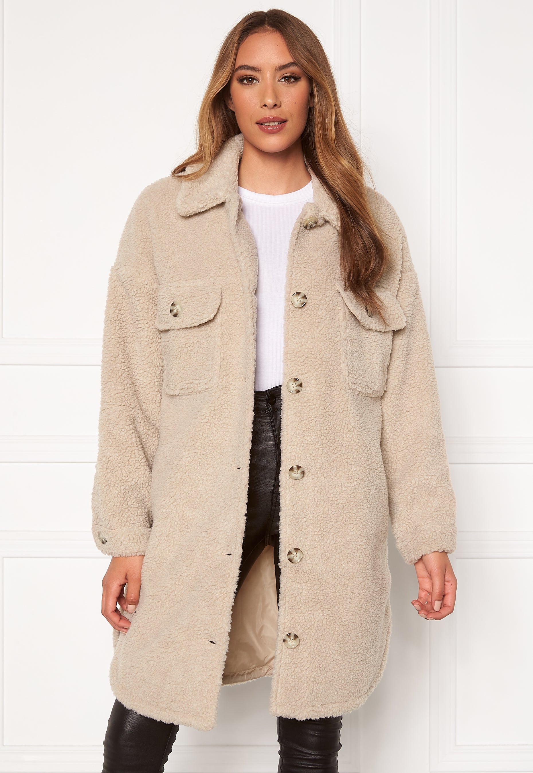 JDY Stella Teddy Shirt Jacket