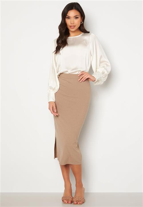 Pieces Pckylie MW Midi Skirt