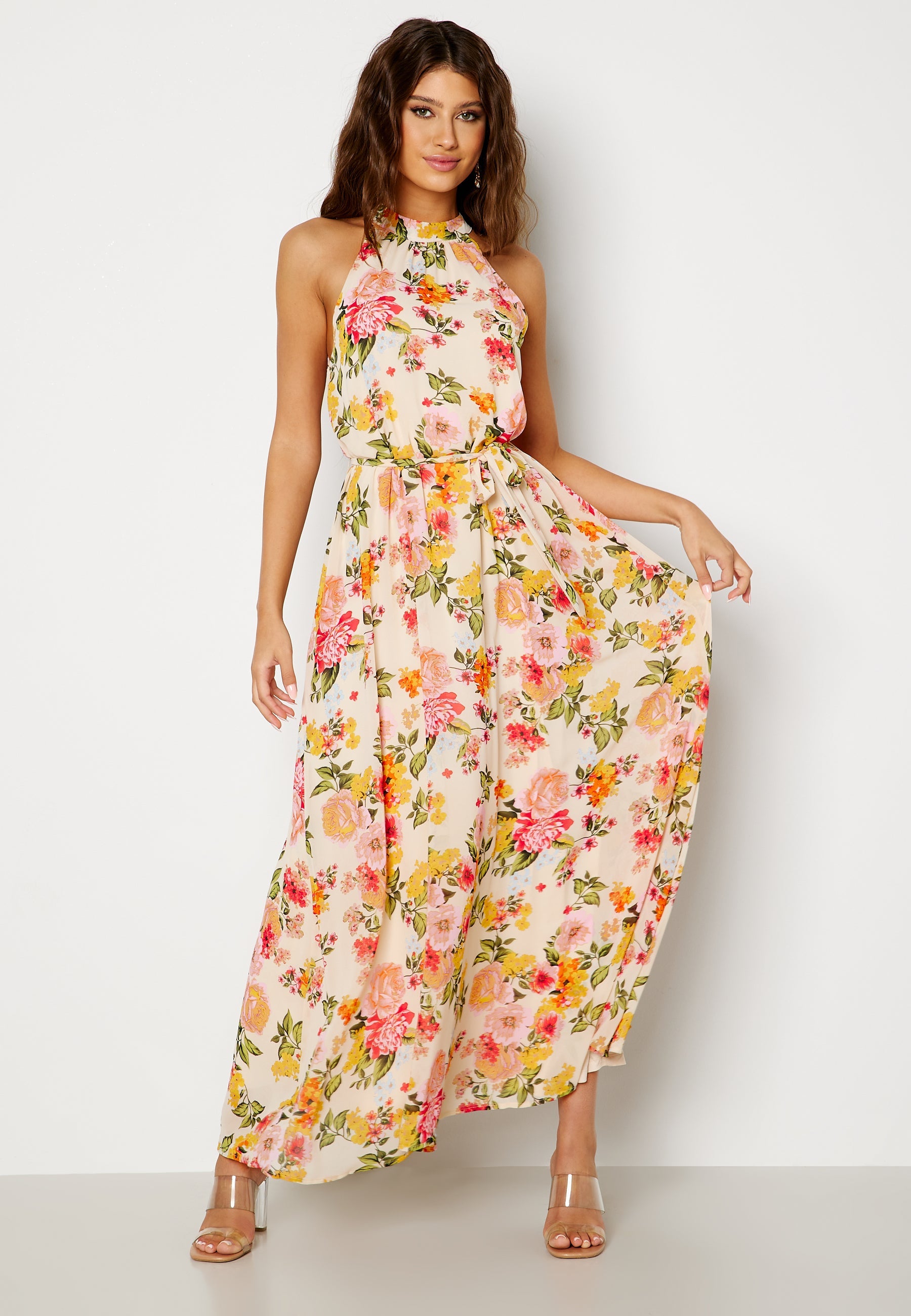 VILA Allison Halterneck Ankle Dress