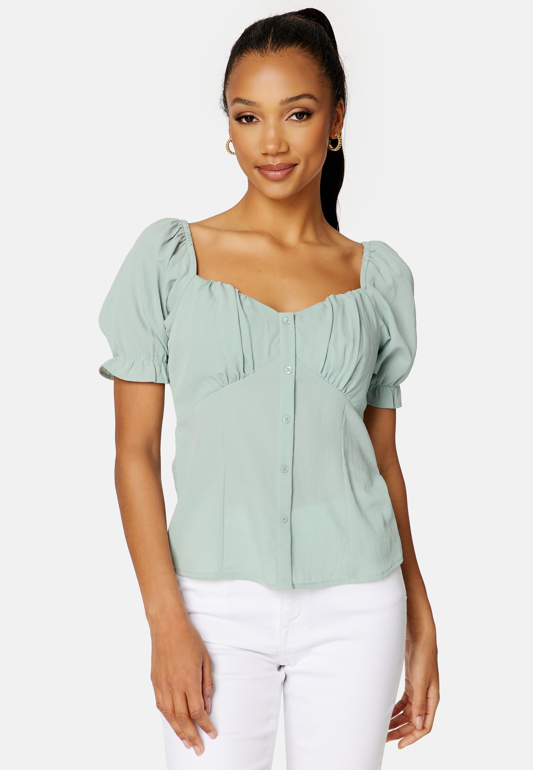 BUBBLEROOM Violie puff sleeve blouse