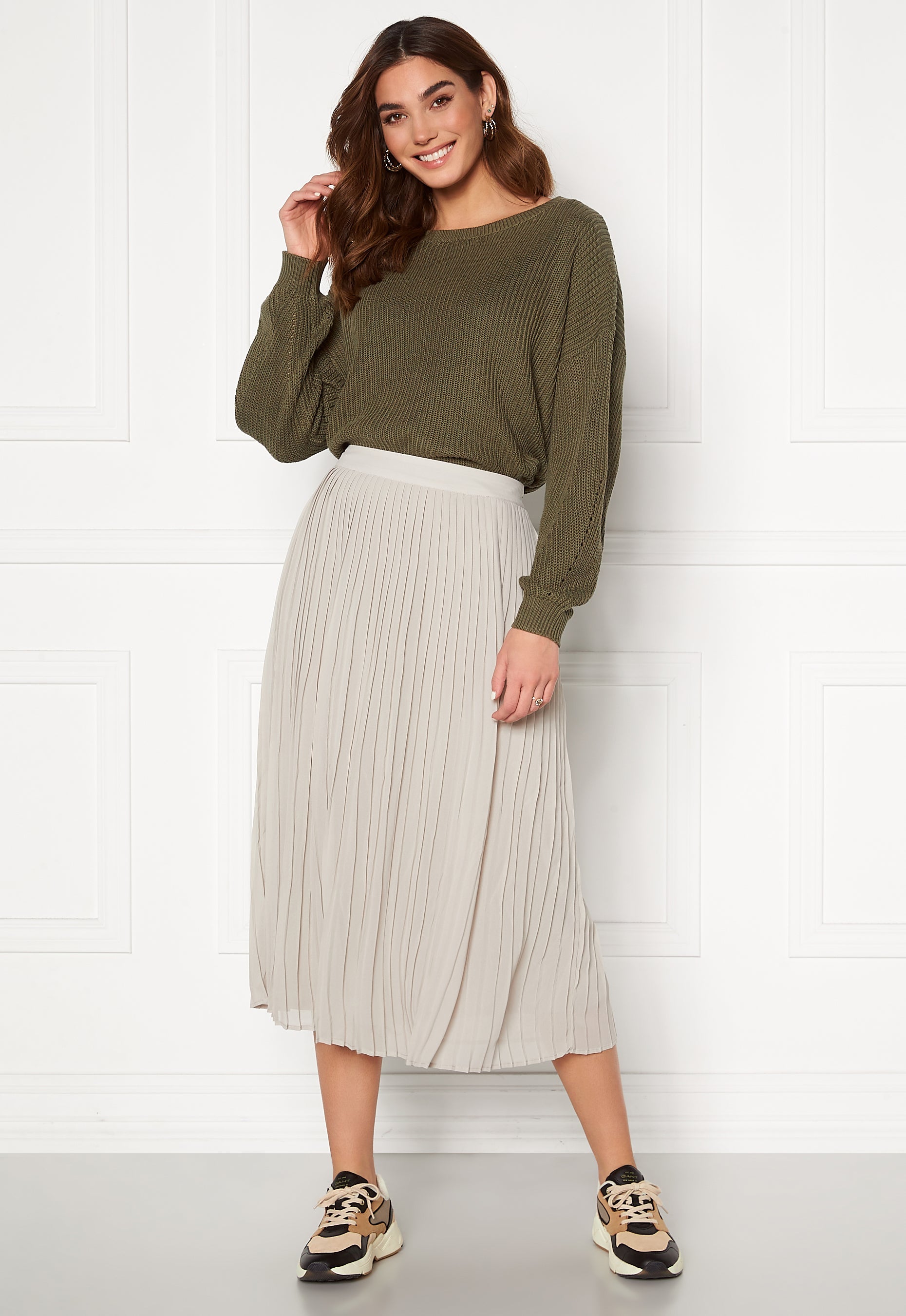 VILA Milina HW Midi Skirt