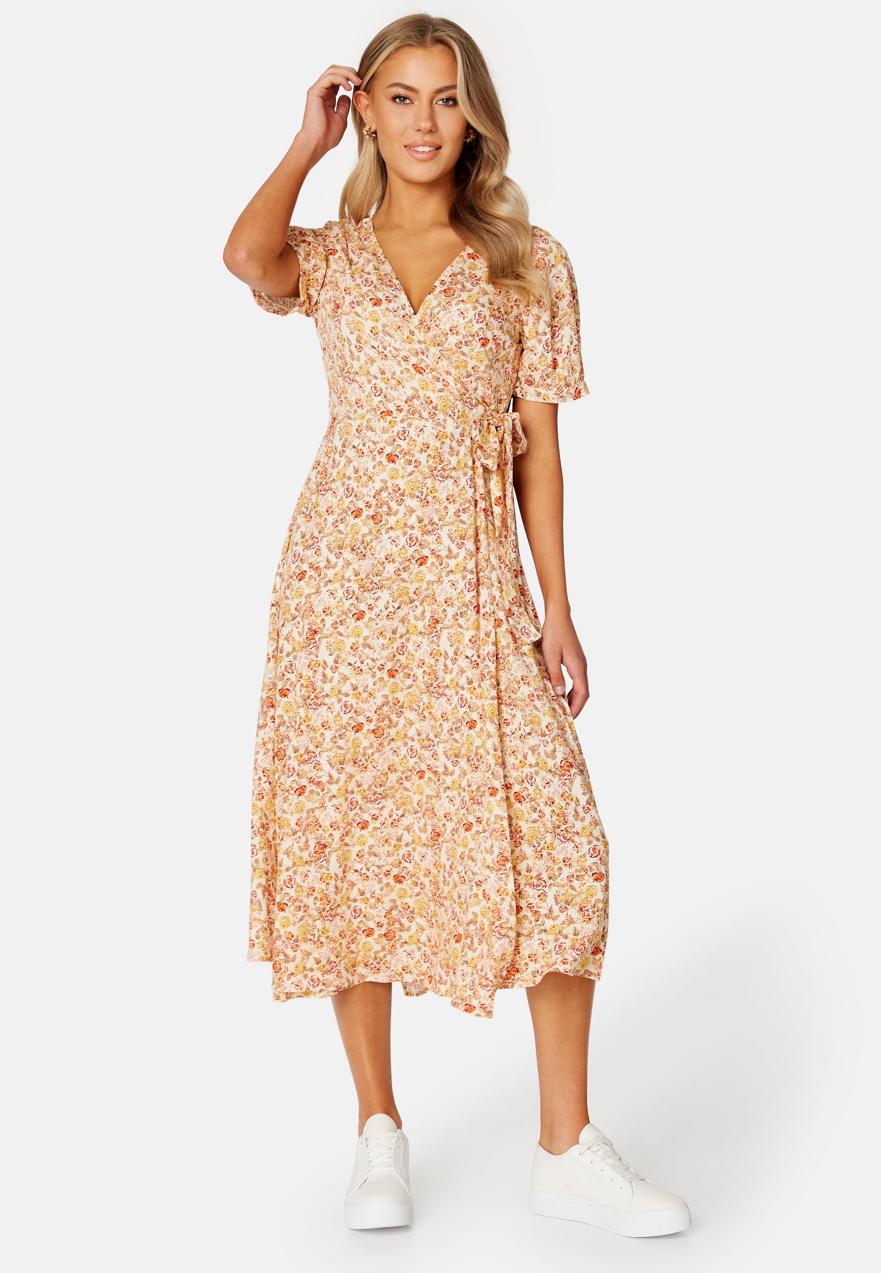 VILA Elin S/S Wrap Dress