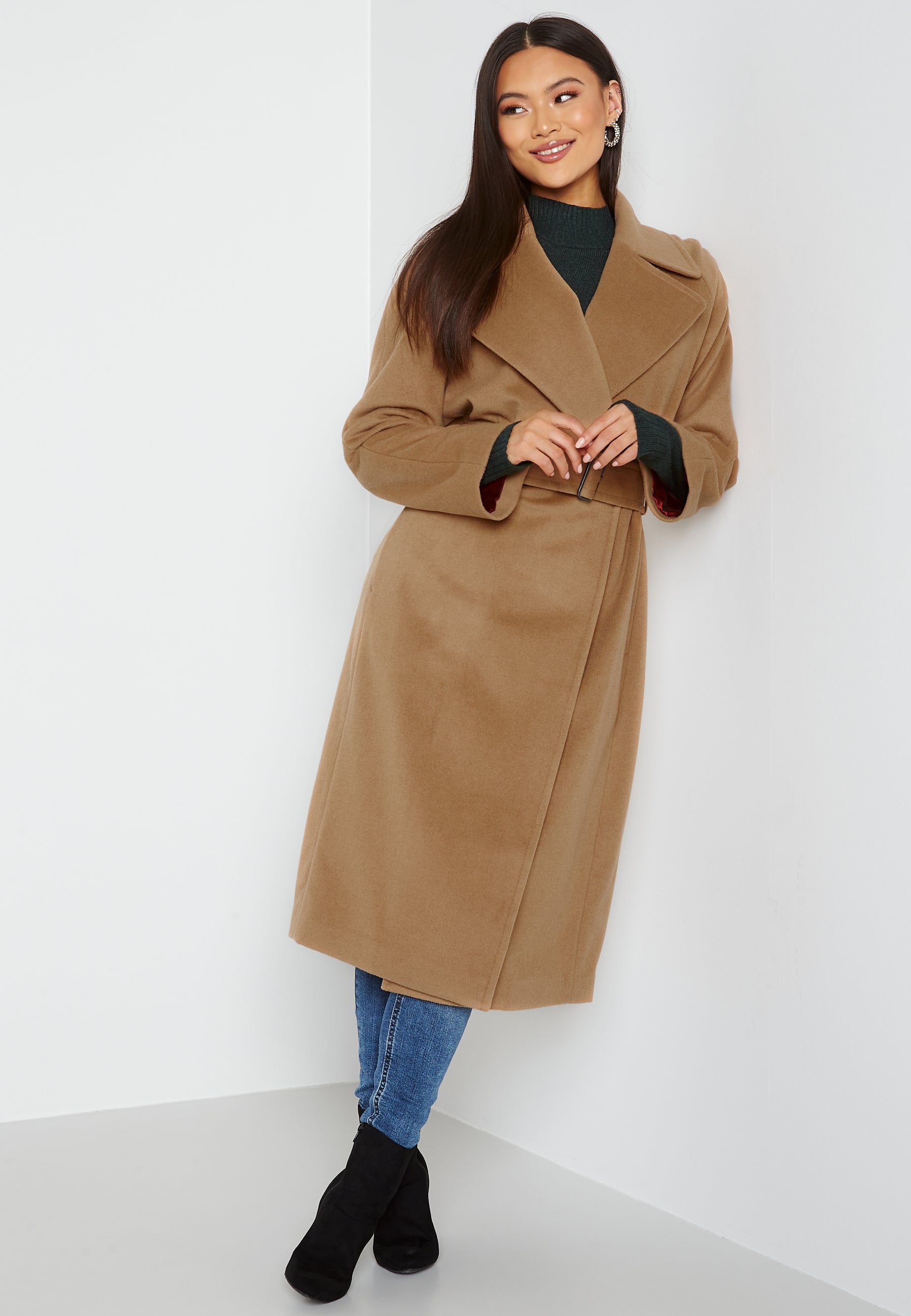 GANT Wool Blend Belted Coat