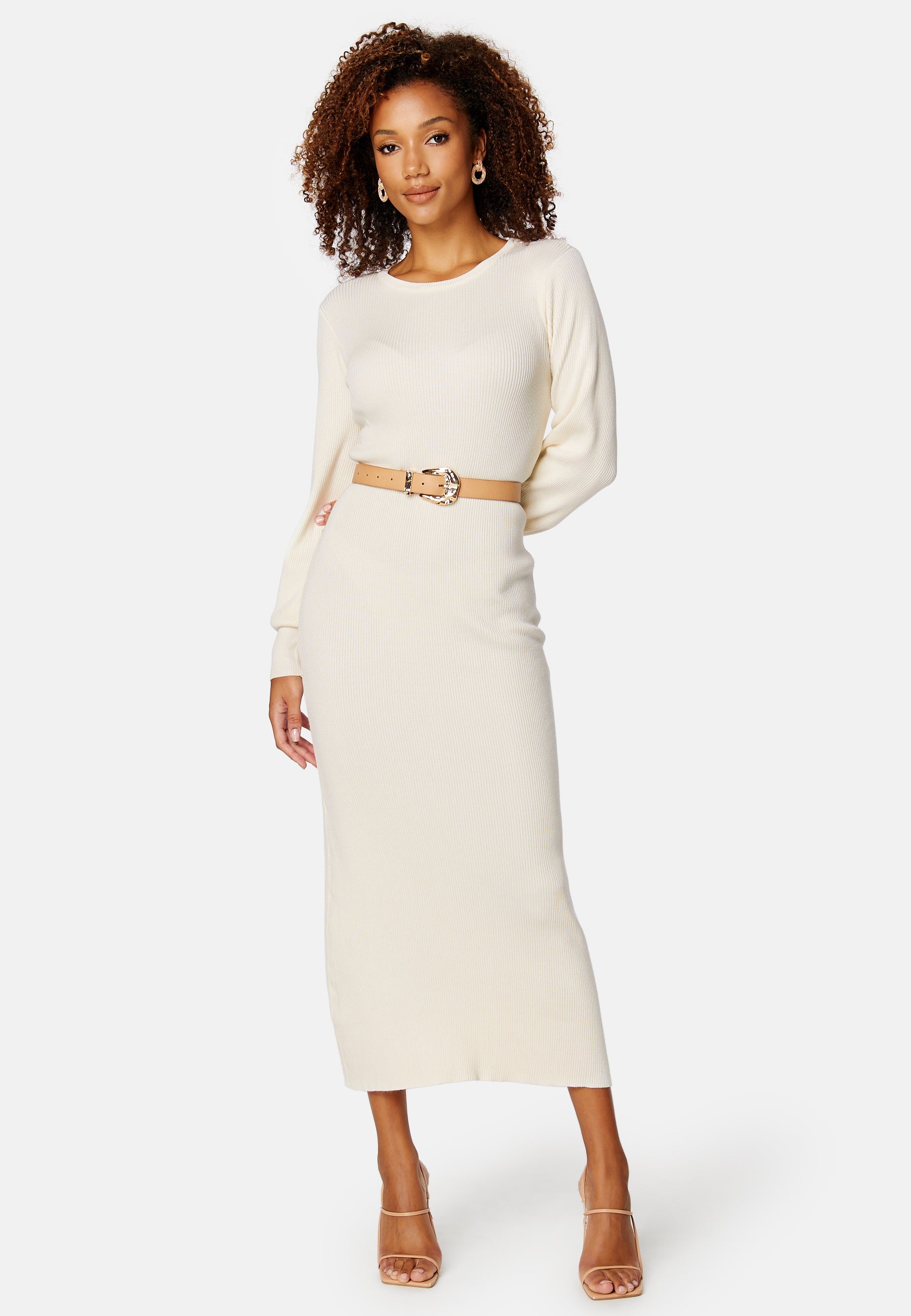VERO MODA Valor LS O-Neck 7/8 Knit Dress