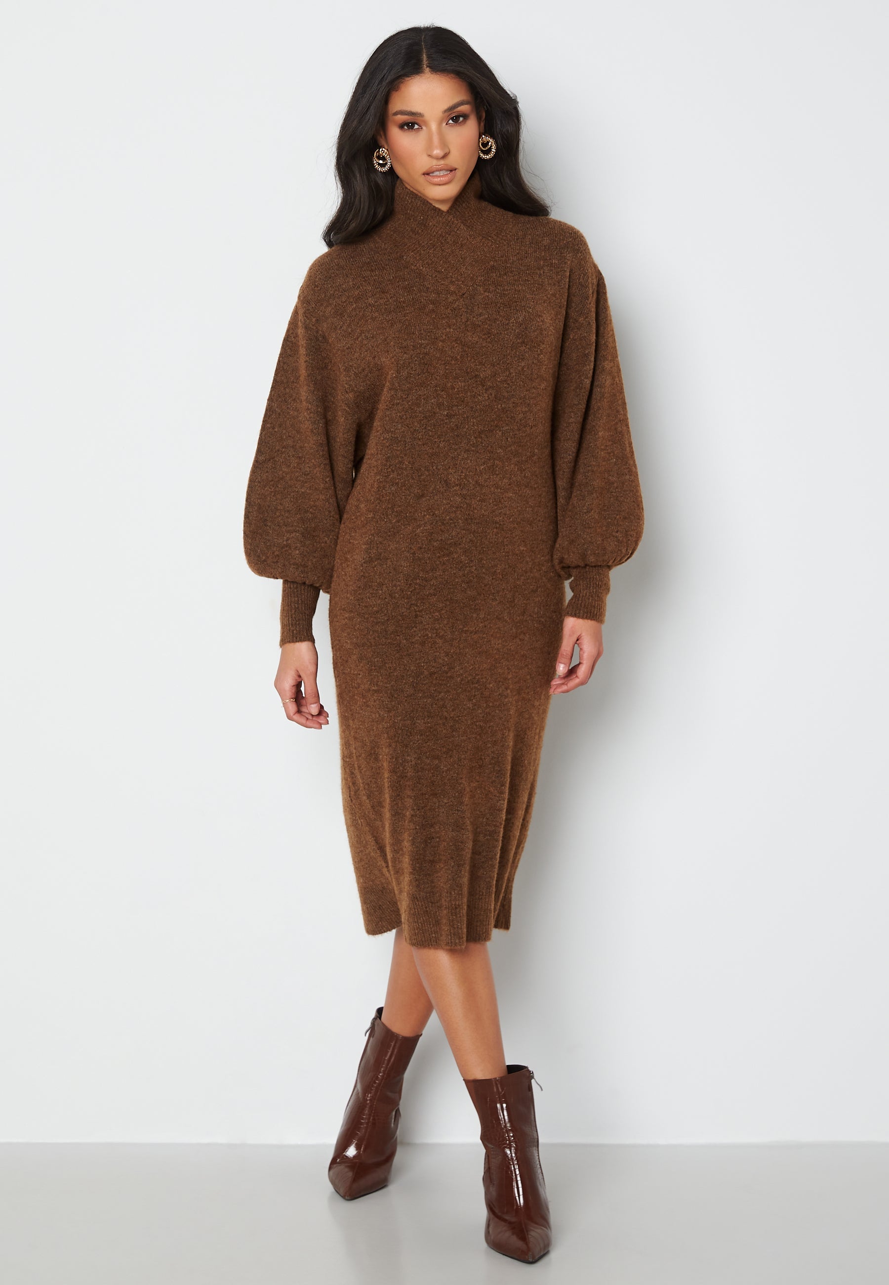 VERO MODA Toka L/S Wrap Neck Dress