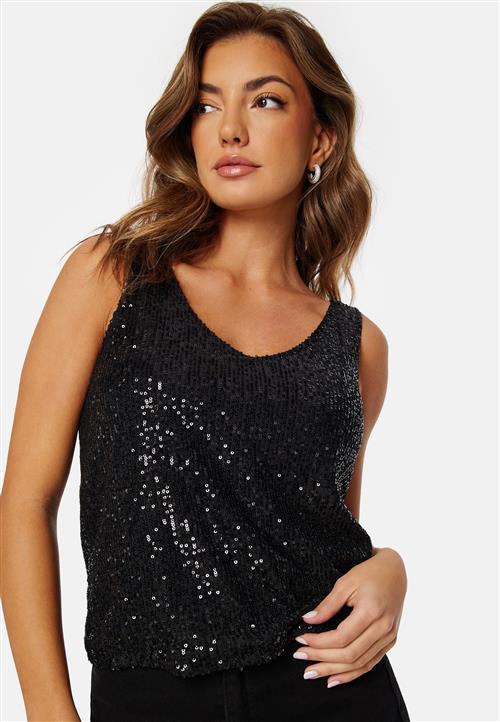 ONLY Ana V-Neck Sequine Top