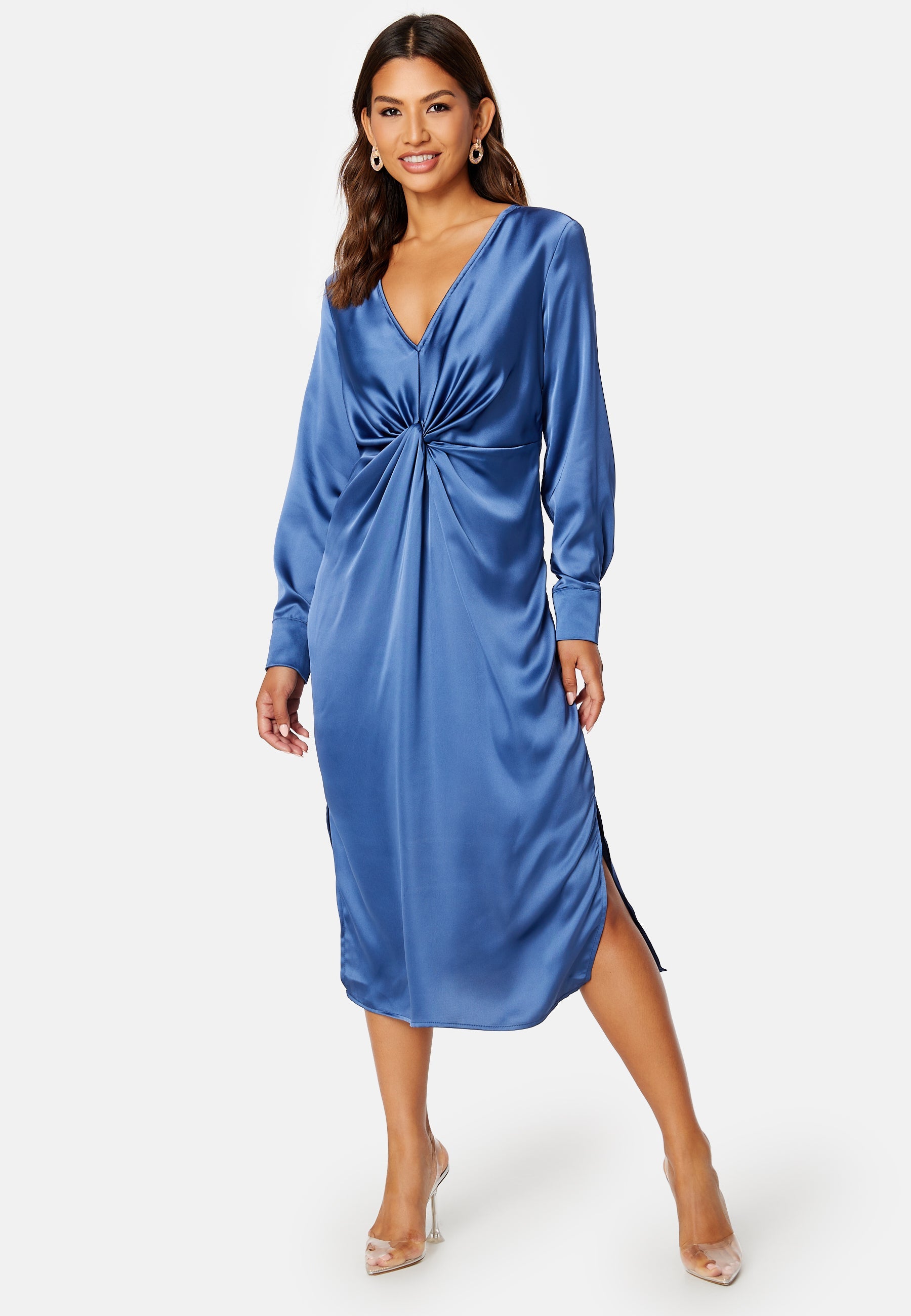 Object Collectors Item Sateen L/S Knot Dress