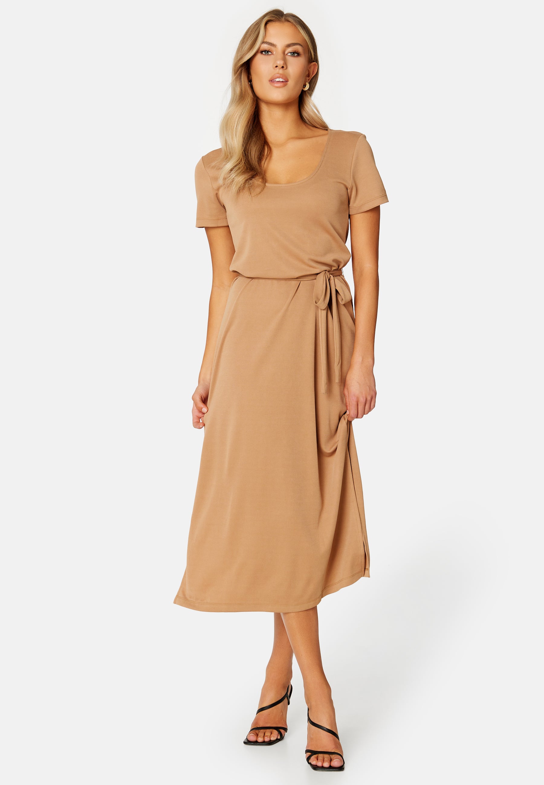 VILA Modali U-Neck S/S Midi Dress