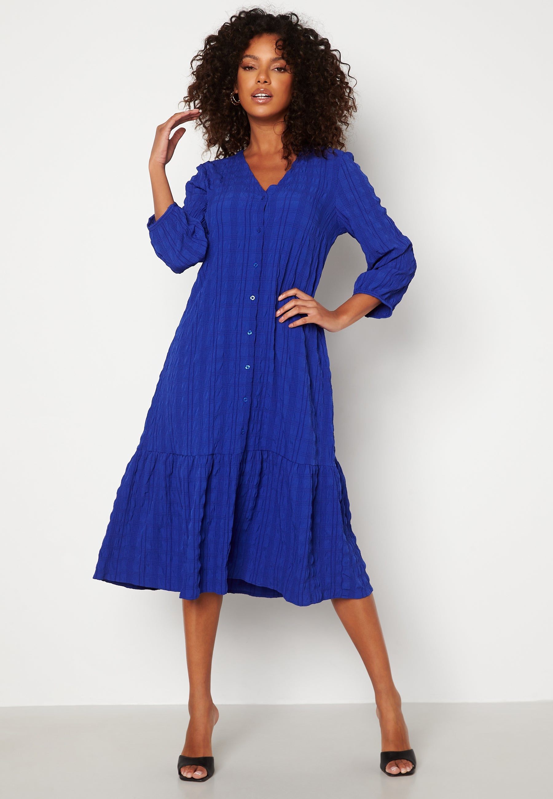 Happy Holly Raya flounce dress