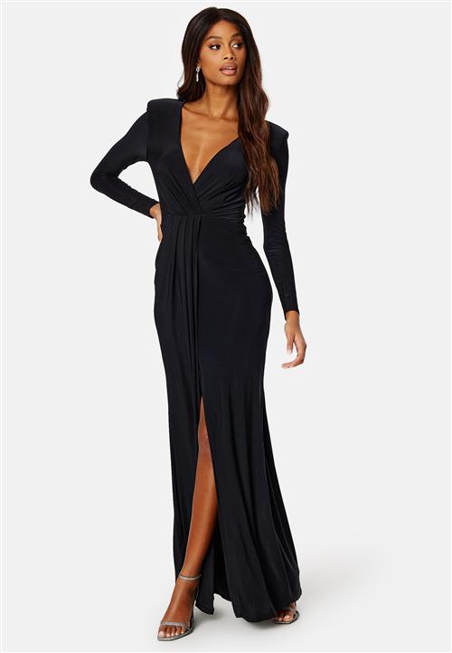 Goddiva Long Sleeve Maxi Dress