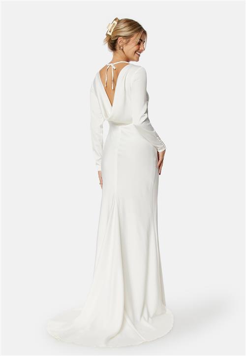 YAS Dottea LS Drapeback Dress