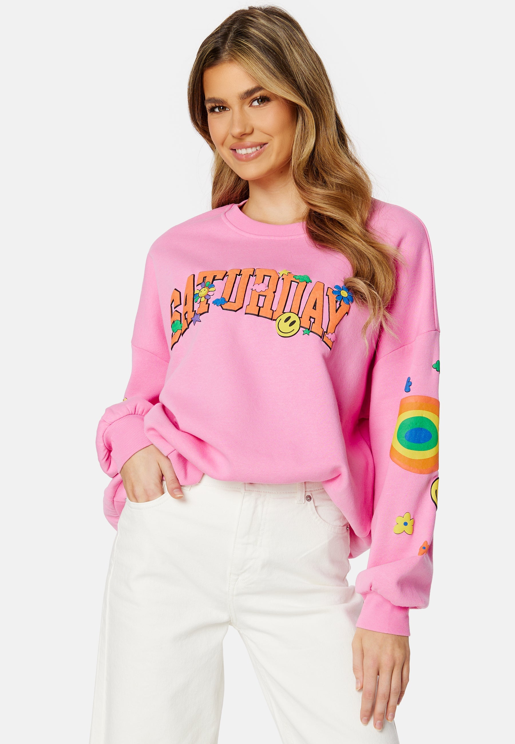 Pieces Dinna LS Oversized Sweat