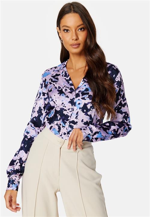SELECTED Aronia LS AOP Satin Shirt