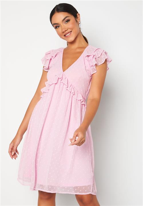 VILA Armina V-Neck S/S Short Dress