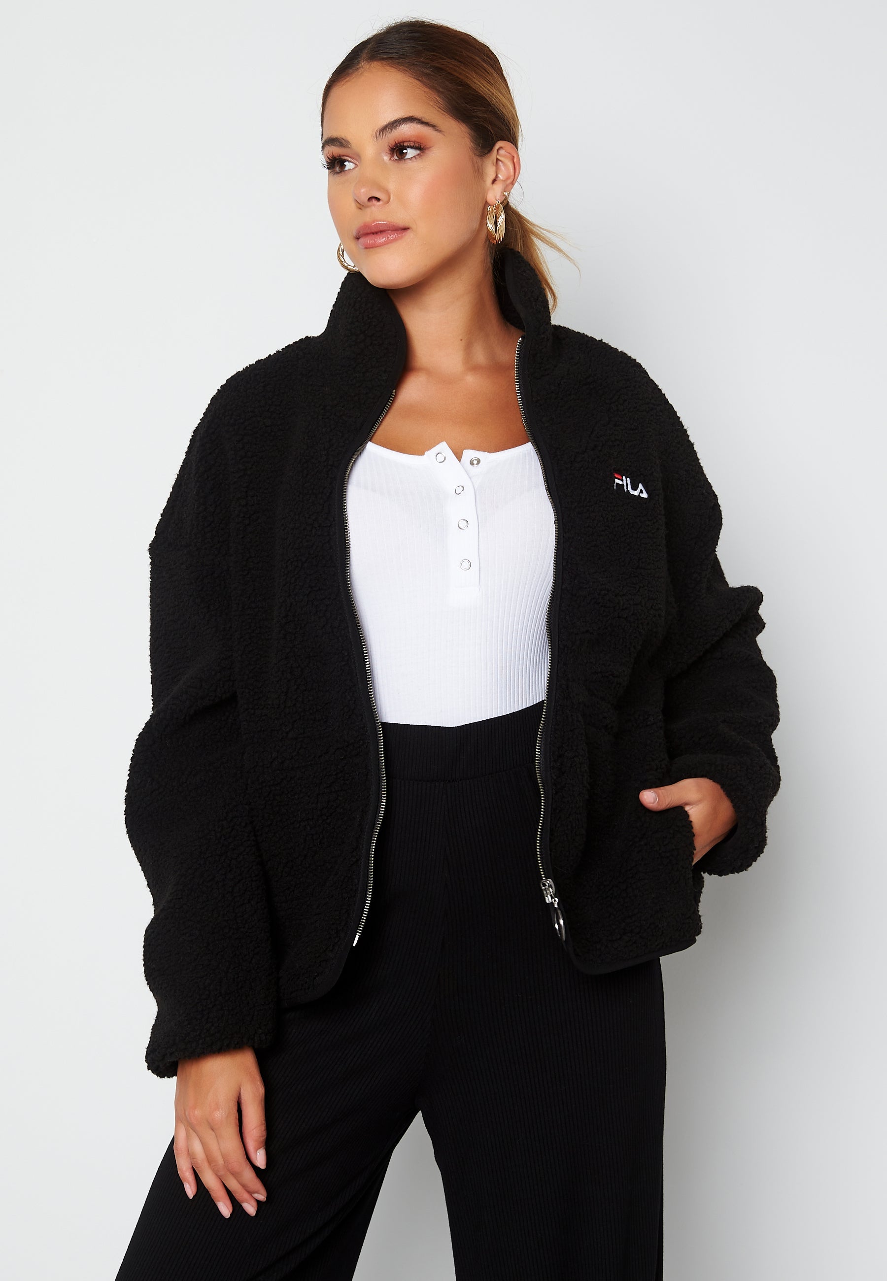 FILA Sari Sherpa Fleece Jacket